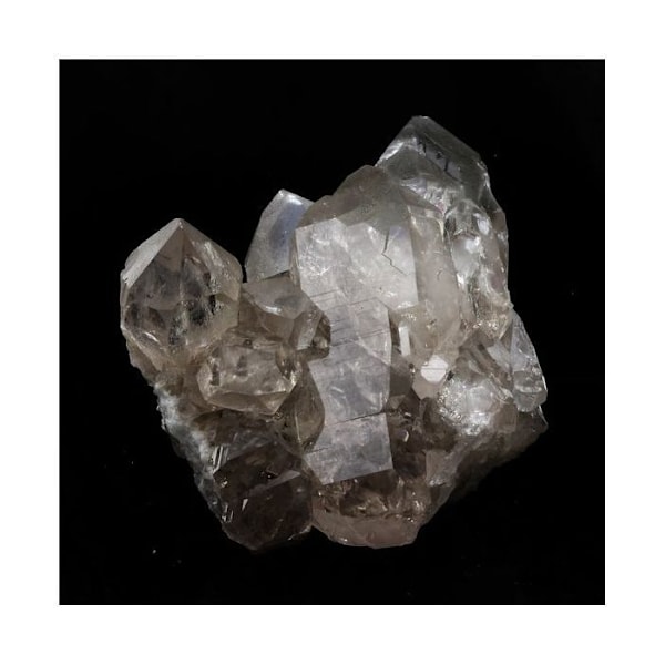 Sten og mineraler. Røgkvarts. 782,0 øre. Mont-Blanc-massivet, Haute-Savoie, Frankrig.