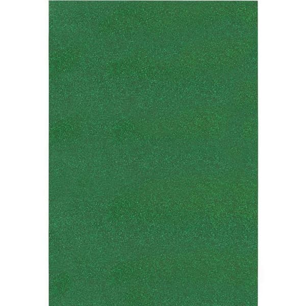 Iron-on Glitter Fabric - Gran Green - Draeger Paris Grön