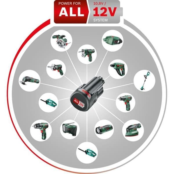 Multisliber Bosch - EasySander 12 (Leveres uden batteri eller oplader) Grøn og sort