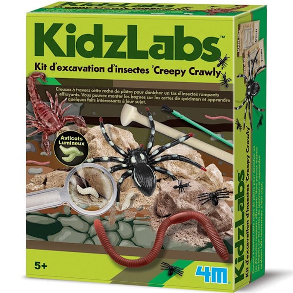 Science Discovery Kit - Kaivaa hyönteisiä Flerfärgad