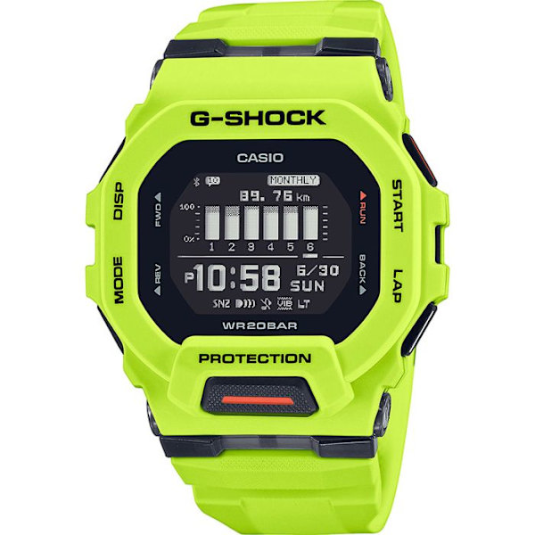 Klocka - CASIO - G-Shock Sport - GBD-200-9ER - Fluorescerande gul Fluorescerande gul