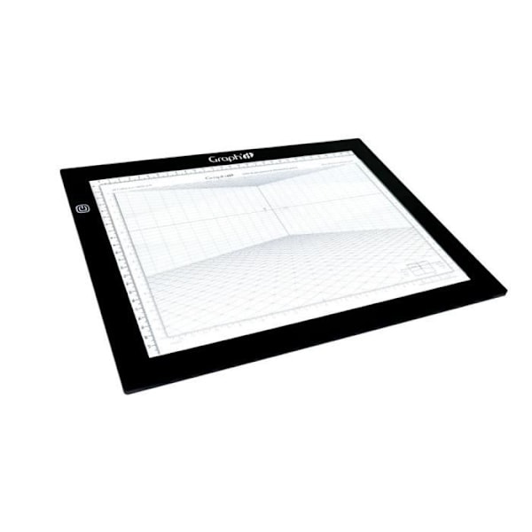 Ljusbord A4 - Graph'it - Modell 0912 - Ultra-tunn 6mm - LED - Adapter ingår