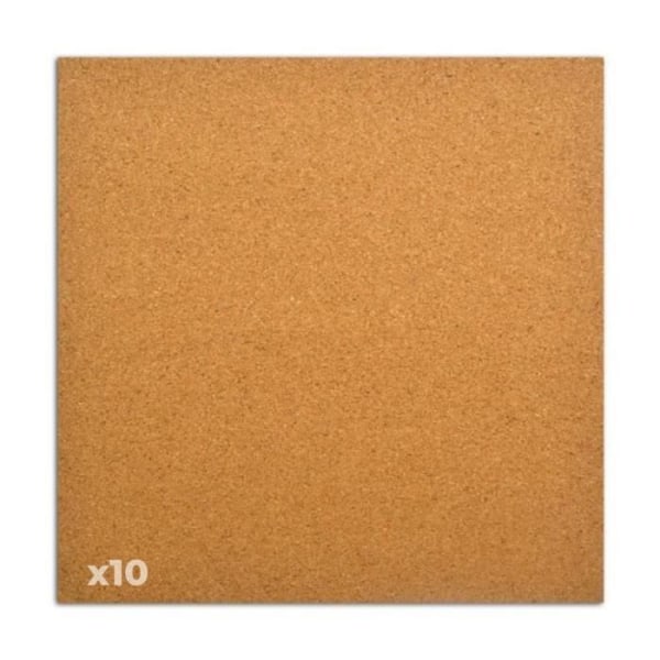 Dekorationsark - Mahé Papiers Créatifs - 30 x 30 cm - 10 ark - Beige färg - 1 mm tjock Beige