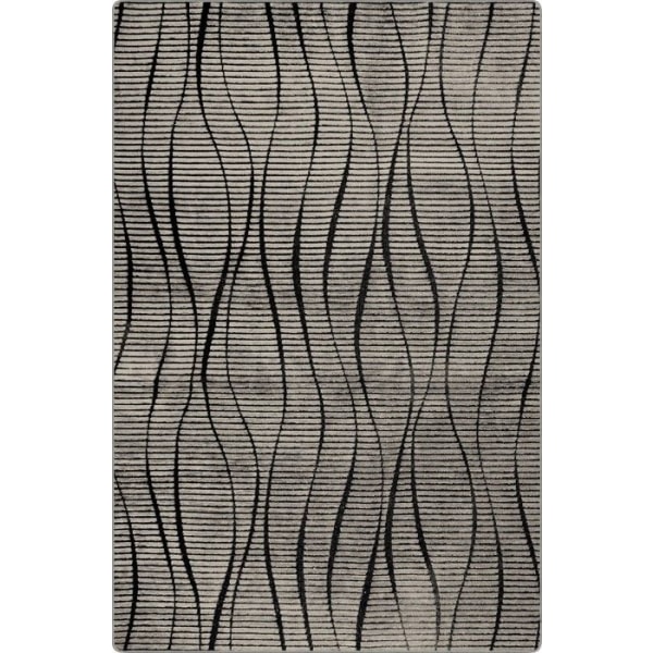 Matto - VERA - Aalto - Harmaa - 80x150 cm - Liukumaton - 5mm paksu Grå