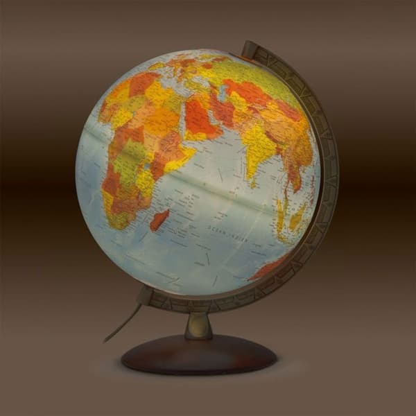 Interaktiv globe - PRIMUS - Primus 30cm - Blandet - Blå - Batteri - Indendørs Blå