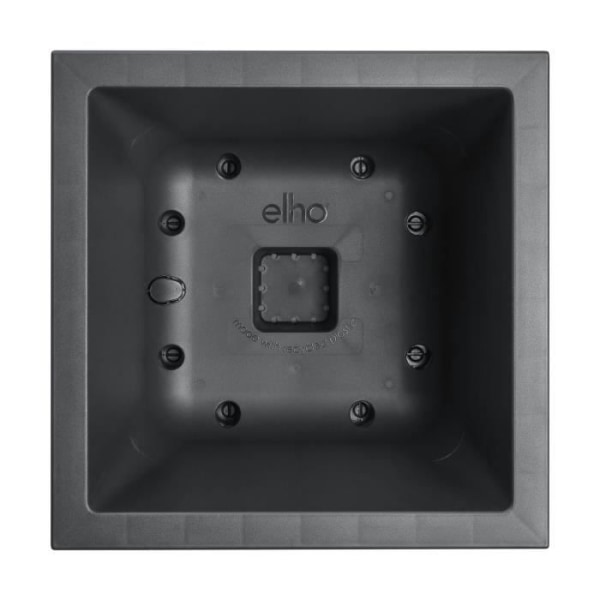 Elho Vivo Next Square 30 Blomlåda - Svart - Ø 30 x H 29 cm - inomhus; utomhus - 100 % återvunnen Living Black