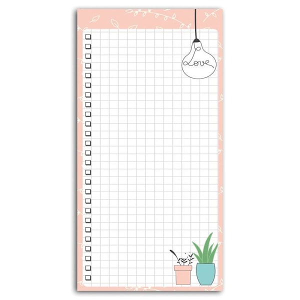 Bloc-notes - Draeger Paris - Njut av de små sakerna - 8 x 18,5 cm - 80 g/m² - Mixte Rosa