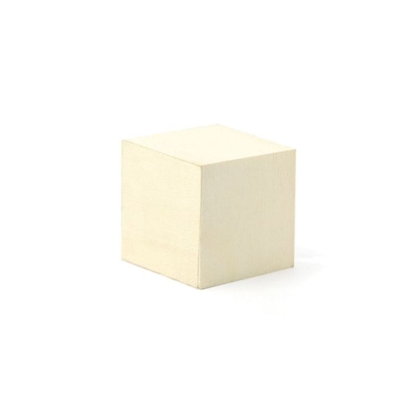 5 cm koristeena kuutio Beige