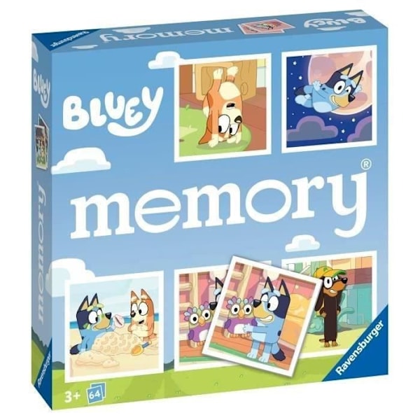 Ravensburger-BLUEY-Grand memory® Bluey-4005556226467-Från 3 år Flerfärgad