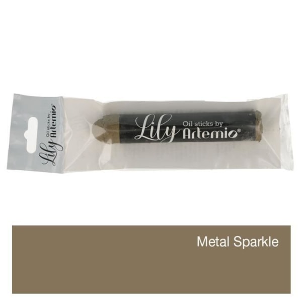 Lily Oil Paint Stick - skinnende metal