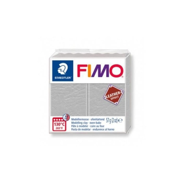 Fimo Leather Effect Clay Pale Grey 809 57gr
