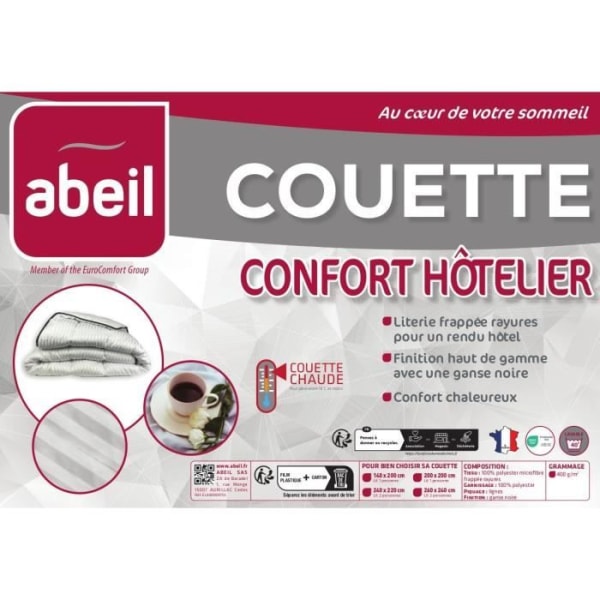 ABEIL Hotel Comfort Duvet 220 x 240 cm