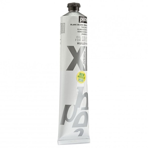 Fin olie - Pébéo - 200046 - Zinkhvid - 200 ml - Hurtigttørrende 3-6 dage Vit