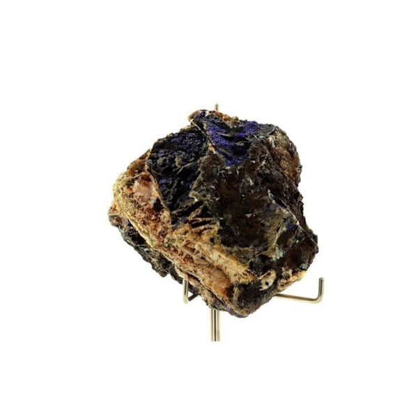 Sten og mineraler. Cuprit + Azurit. 1767,0 ct. Mont-Roc Mine, Tarn, Frankrig.