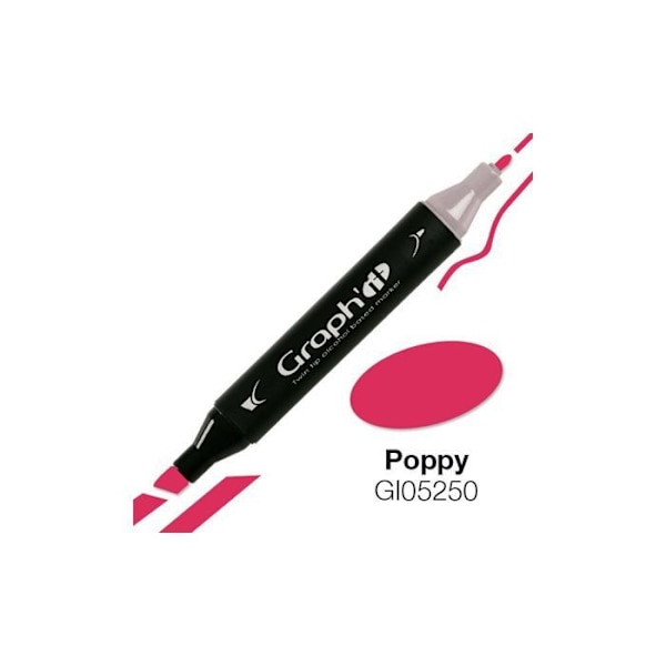 Graph'It - Graph'it 5250 Poppy -alkoholi marker vallmo