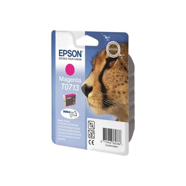 EPSON T0713 Magenta mustepatruuna - gepardi (C13T07134012)