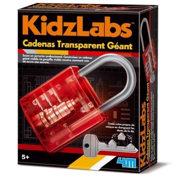 Kids Labz Science Kit - Kæmpe klar hængelås