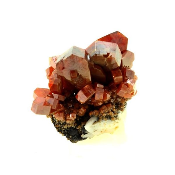 Sten og mineraler. Vanadinit. 500,0 ct. Mibladen Mining District, Midelt, Marokko.