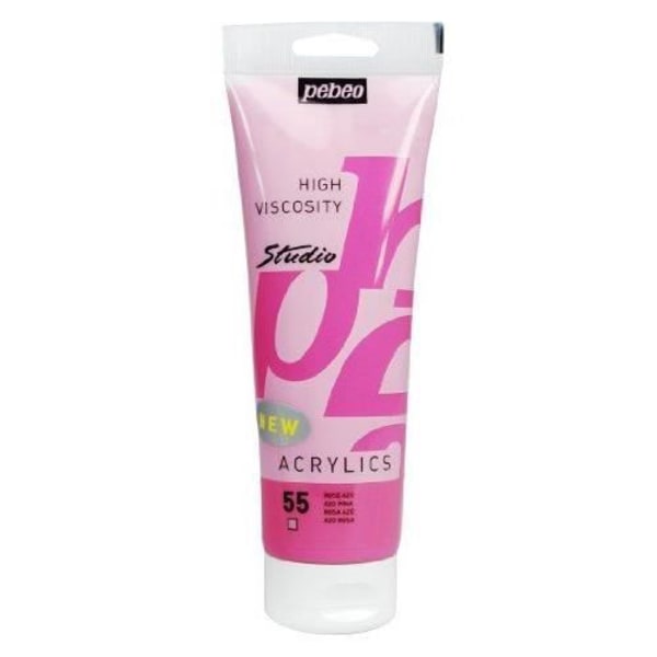 Pébéo 169055 Fine Arts Studio Akryyli 1 Tube Pink Azo 250 ml