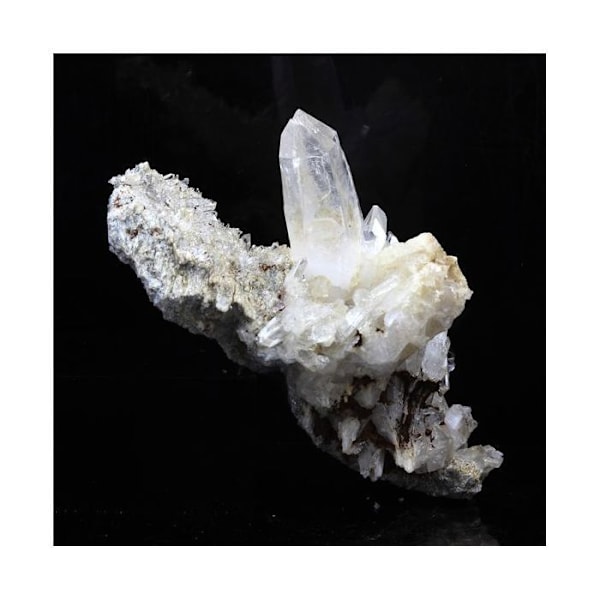 Sten og mineraler. Muzo kvarts. 260,5 øre. Vaulnaveys, Isère, Frankrig.