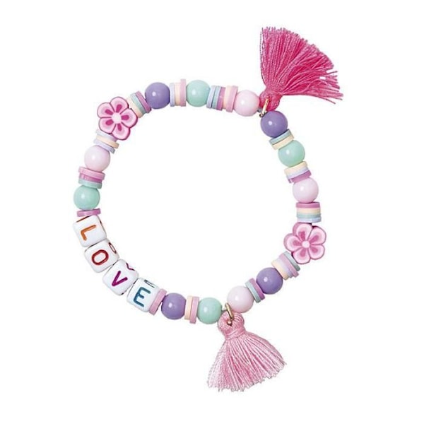 Armbåndssæt - Rico Design - Kærlighed - Flerfarvet - Til børn - Fra 3 år Flerfärgad, Rosa, Fuchsia, Pastell