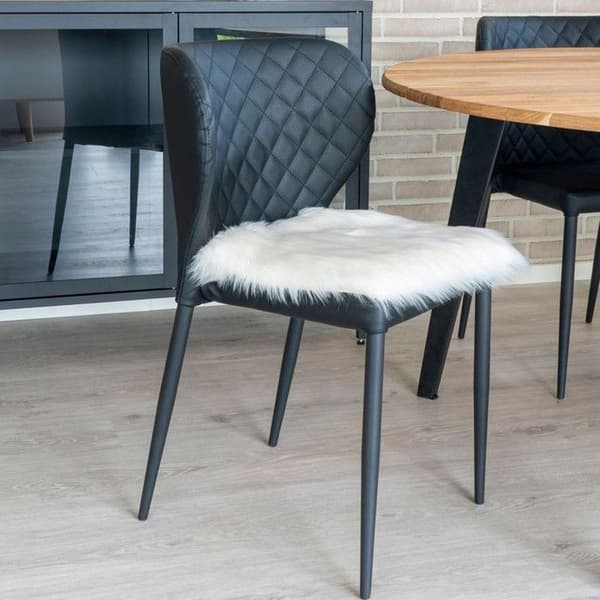 House Nordic Lammeskindspude Vit