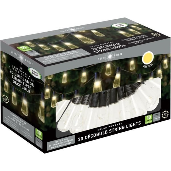 DécoBulb 10L guirlande - 20 løg - 10m