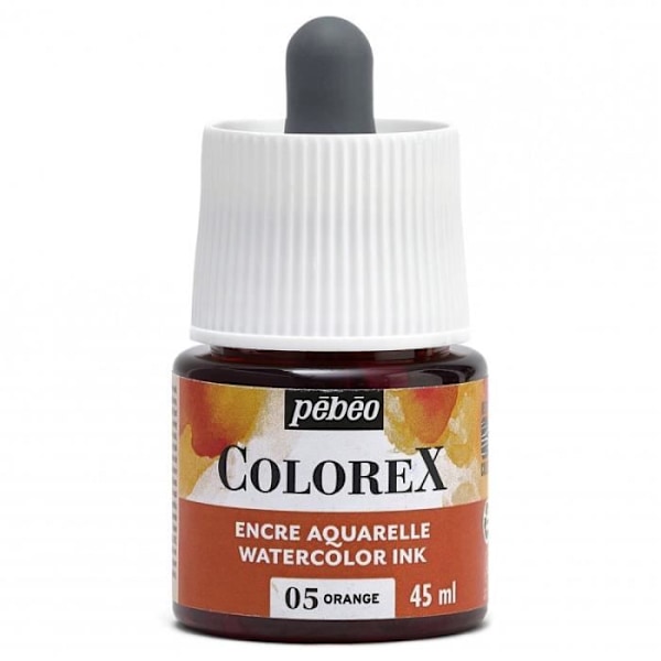 Vesiväri - PEBEO - Colorex - 45 ml - Oranssi - Sekalainen Orange