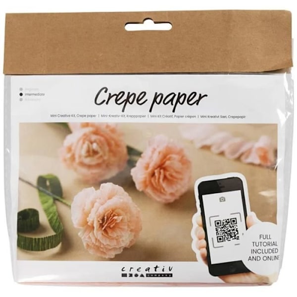 Mini kit DIY pappersblommor - Nejlika