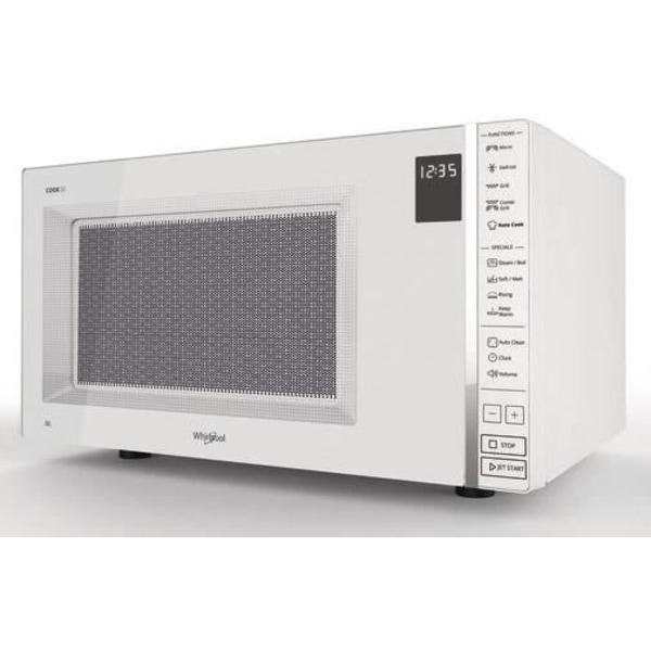WHIRLPOOL MWP304W fristående mikrovågsugn & ångkokare - COOK30 - vit - 30L