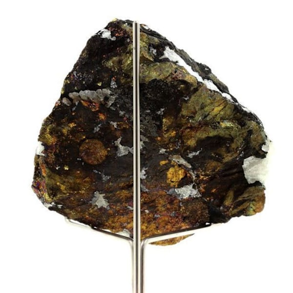 Sten og Mineraler - ABIJOUX - Chalcopyrit + Fluorit - 2940 ct - Mont-Roc Mine - Tarn