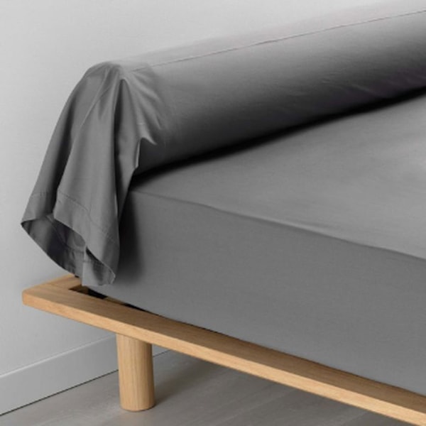 Pudebetræk - Percale - Antracit - 85x185 cm - Blød berøring - OEKO-TEX Antracit