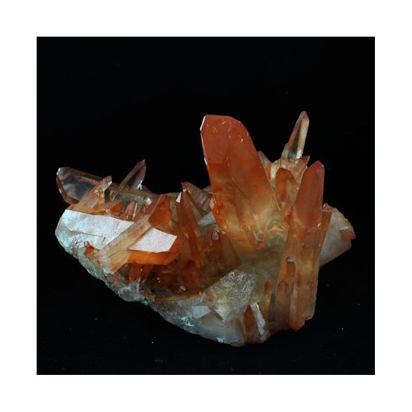 Sten og mineraler. Hæmatoid kvarts. 2922,0 øre. Tinejdad, Draa-Tafilalet, Marokko.