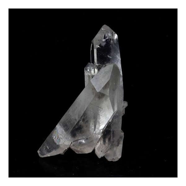Kivet ja mineraalit. Kaksipääteinen kvartsi. 42,0 ct. Freney d'Oisans, Bourg d'Oisans, Ranska.