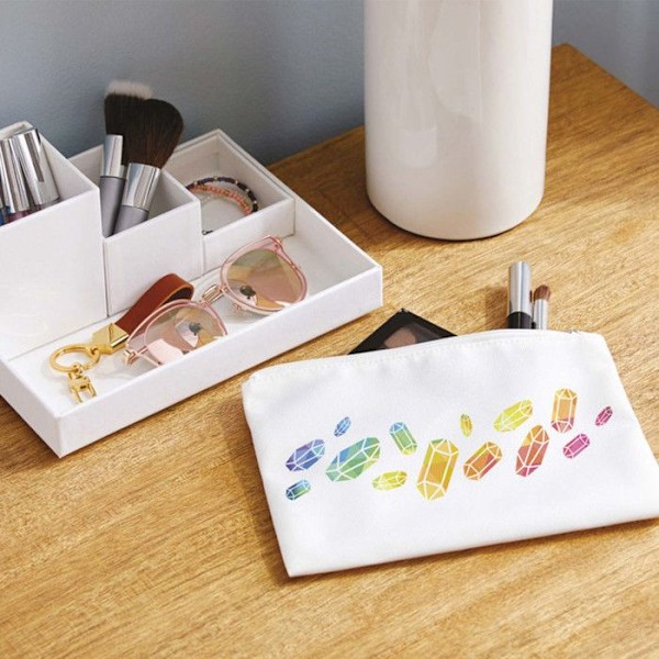 Cricut: Infusible Ink White Stof Makeup Tasker 3 stk Vit