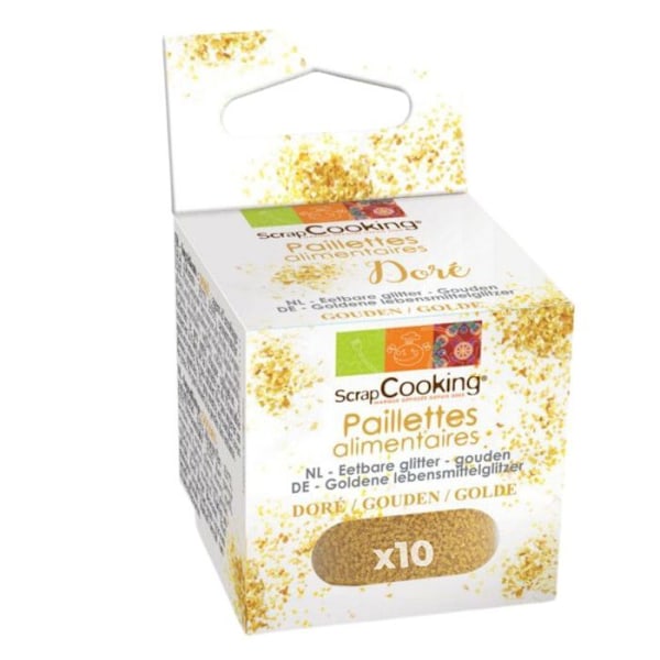 Kultaiset ruokahiutaleet 50 g gyllene