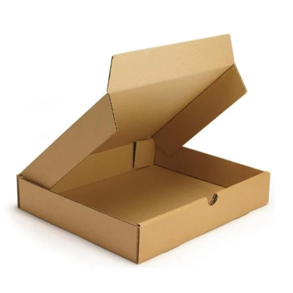 15 litteää pakkauslaatikkoa 46 x 36 x 5 cm - Yksi aallotettu kastanj