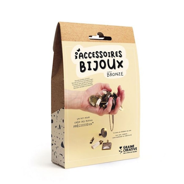 Coffret d'accessoires pour bijoux cuivrés Flerfärgad