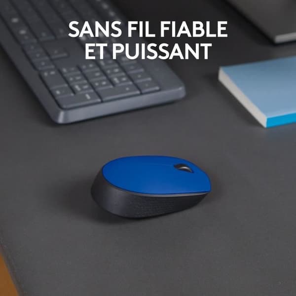 Mus - Trådløs - Logitech - M171 - Blå - Ambidextrous