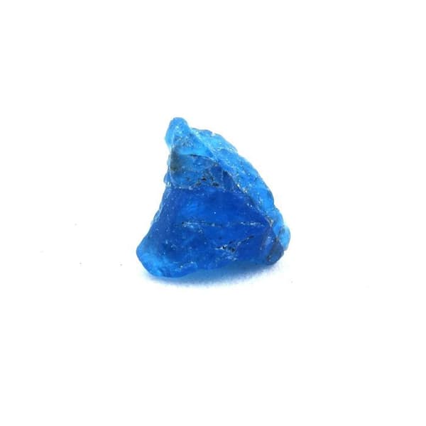 Ädelsten - Neonblå Apatit - Blå - 1,89 ct - 7×6×4 mm Blå