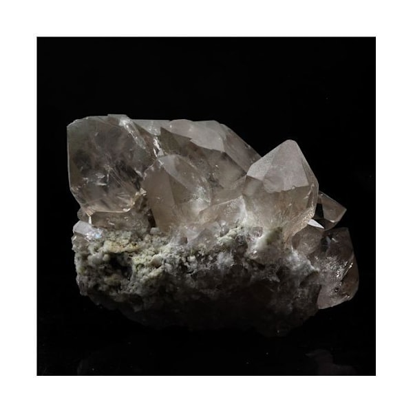 Sten og mineraler. Røgkvarts. 782,0 øre. Mont-Blanc-massivet, Haute-Savoie, Frankrig.