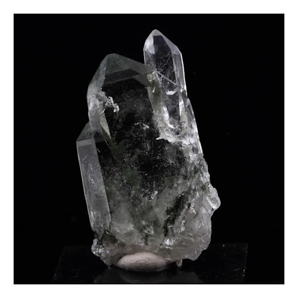 Kivet ja mineraalit. Ame Quartz. 46,0 ct. Sarennen jäätikkö, Alpe d'Huez, Ranska.