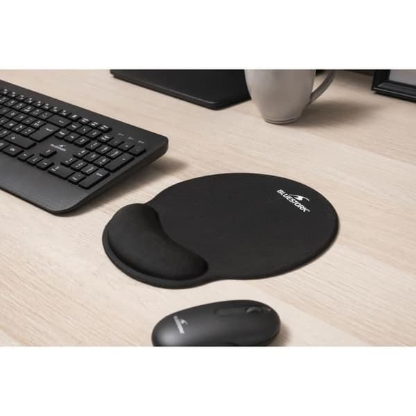 Ergonomisk musemåtte - Bluestork - BS-PAD-ERGO - Håndleddsstøtte - Tykkelse 3 mm