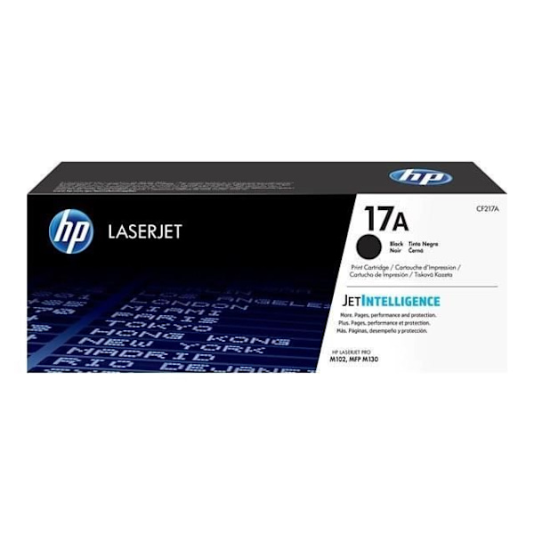 Hp TONER 17A SORT blækpatron