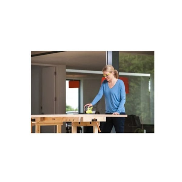 RYOBI - 100 W trekantsliber - 12.000 osc/min - 169 x 100 mm - Leveres i bærepose med 20 slibemidler - RPS100-SA20 Grön och kolgrå
