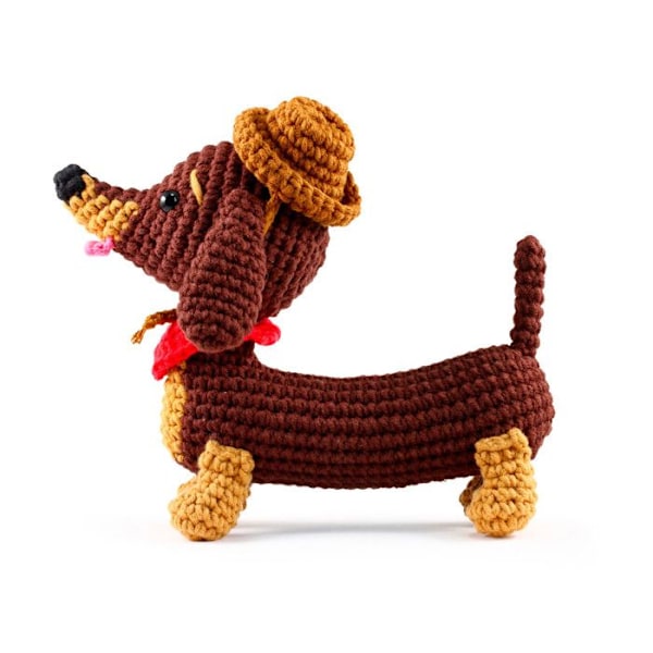 Fil af bomuld Amigurumi Kamel Cassonade Camel brunt socker