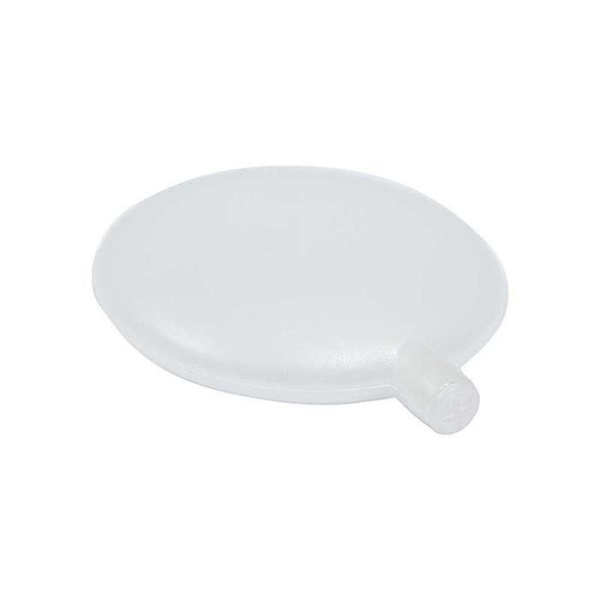 2 sutteklude til doudou Ø 5 cm Vit