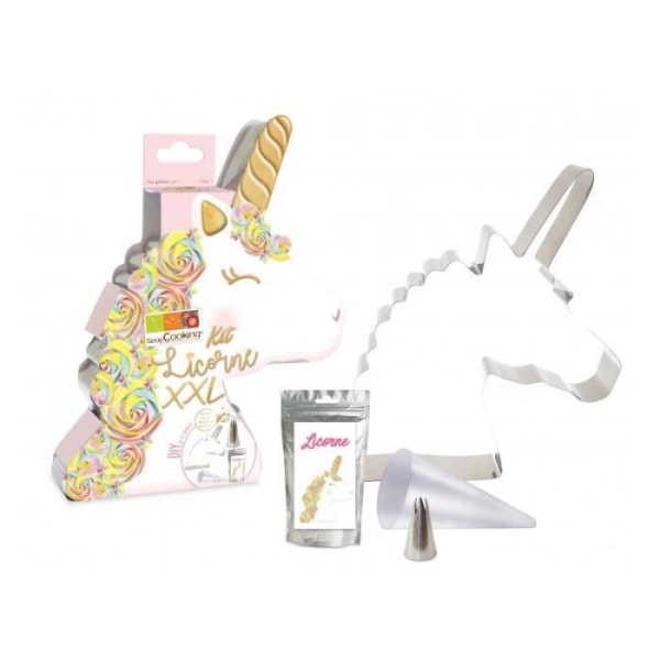 DIY box - My XXL Unicorn kakku Rosa, vit, lila