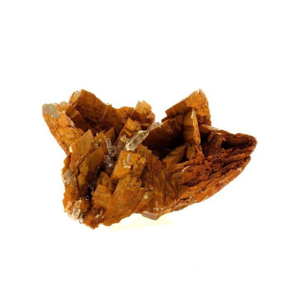 Sten og mineraler. Siderit + Kvarts. 388,0 øre. Mésage Mine, Vizille, Frankrig..