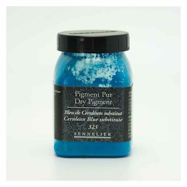 Pigment för färgskapande - 180 g burk - Cerulean blå substitut Blå